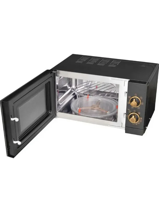 Korting Микроволновая печь KMO 815 RN, 20 л, 9 уровней, черная, 20 л, фото 3