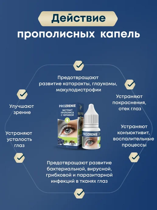 Сила Пчелы Натуральный комплекс для глаз и улучшения зрения, 15 мл, 2 шт, фото 4