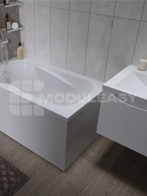 MODULEASY Панель боковая Левио 80 см правосторонняя 02лев80п, белый, фото 3