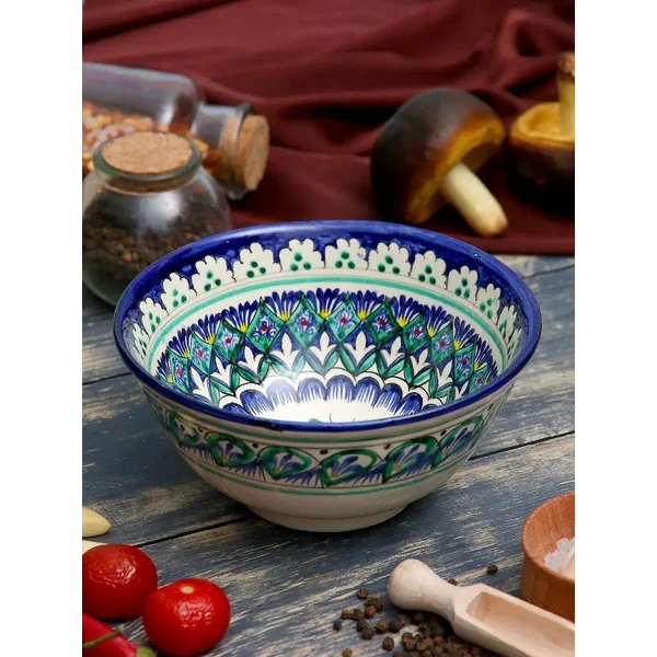 Пиала для супа коса узбекская d=15,5 см 550 мл