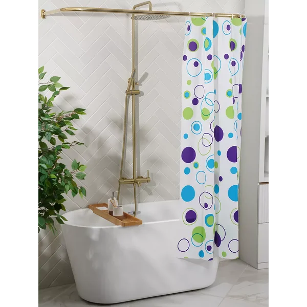 Штора для ванной 180х180,водонепроницаемая