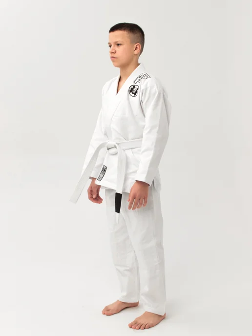 BJJstore Кимоно для джиу-джитсу детское, белый, фото 3