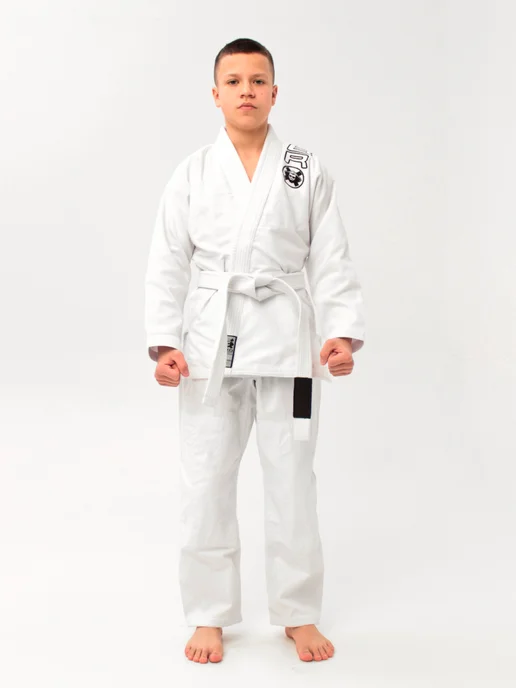BJJstore Кимоно для джиу-джитсу детское, белый, фото 5