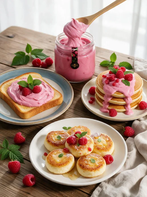 golden taste мед-суфле с малиной без сахара 250гр, 250 г, фото 4