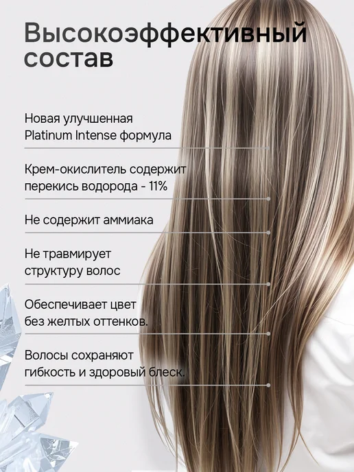 Galant Cosmetic Осветлитель для волос, контрастное мелирование, LISA Beauty, фото 4