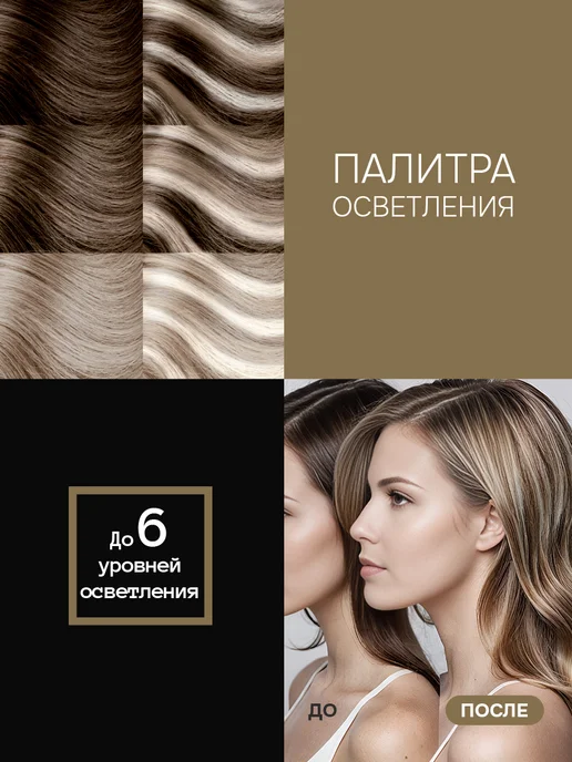Galant Cosmetic Осветлитель для волос, контрастное мелирование, LISA Beauty, фото 6