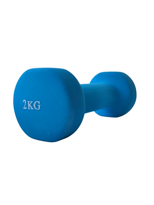 Fitex Pro Гантель неопреновая для фитнеса 2 кг 1 шт, 2 кг, 1 шт, фото 6