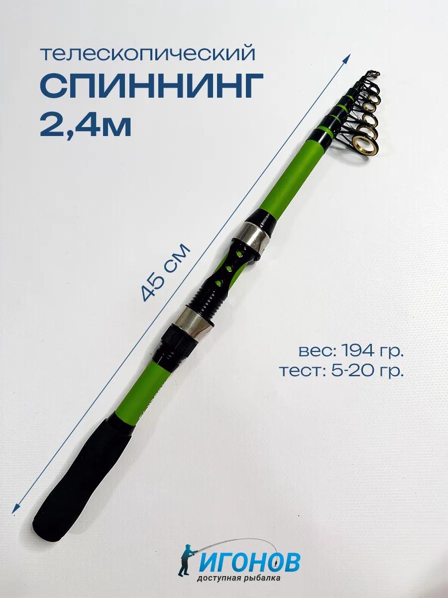Спиннинг для рыбалки компактный
