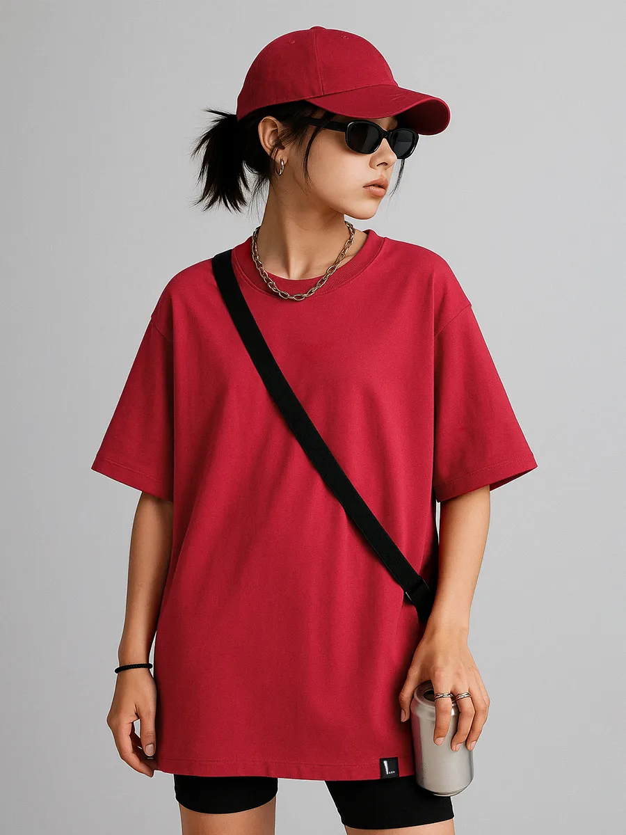 Футболка, Chinese Red 18-1663