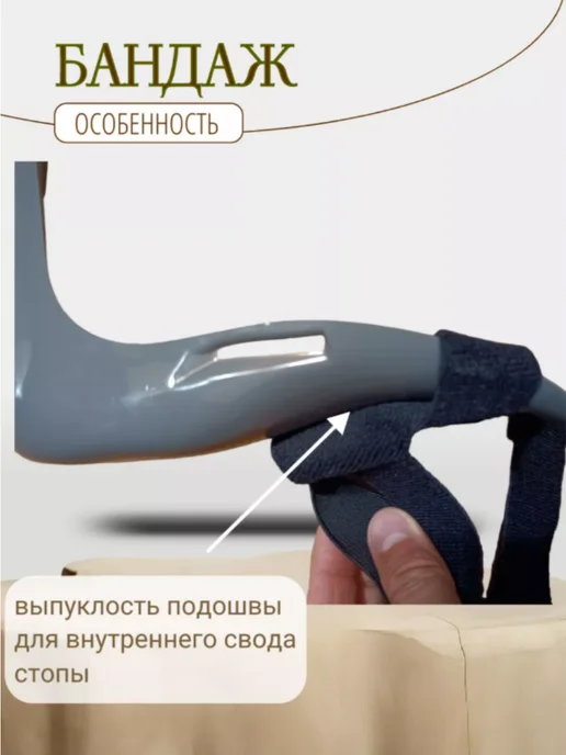 Ортез на голеностоп, стоподержатель-правый L, серый, фото 2