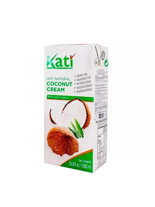 Kati Кокосовые сливки для взбивания 450 мл, 1 л, фото 2