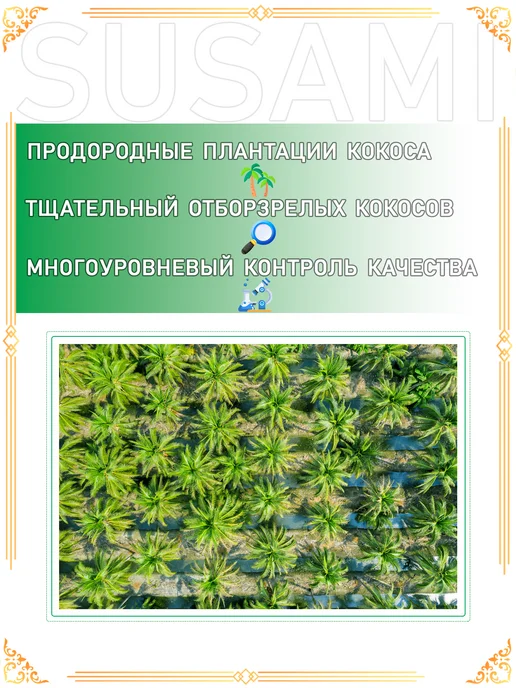 SUSAMI Кокосовое молоко растительное без сахара, вариант, фото 5