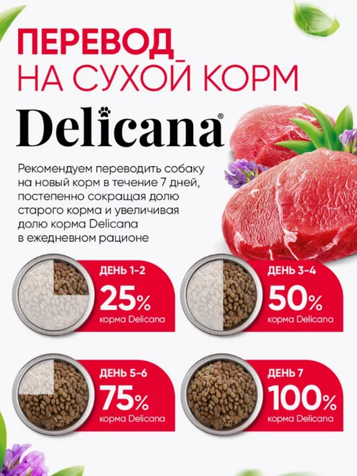 Сухой корм Delicana для собак, 2 кг, фото 6