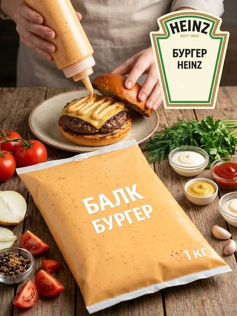ХАЙНЦ (HEINZ) Соус Бургер (балк), 1кг