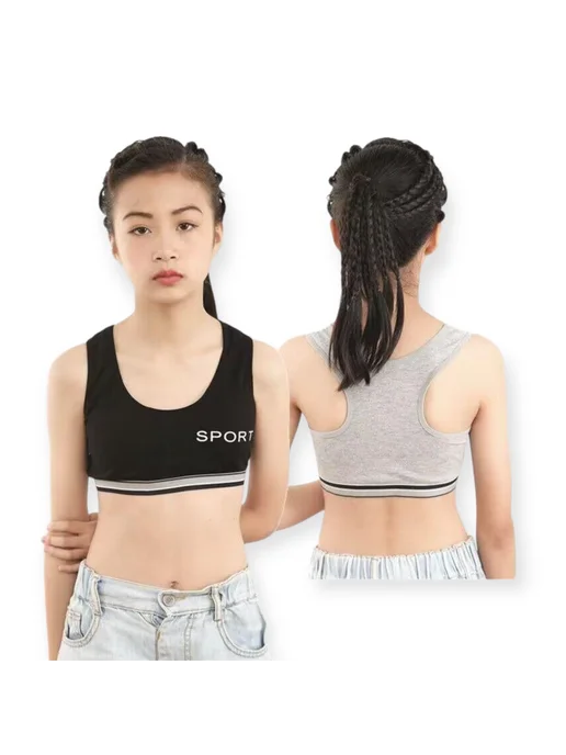 Trend teen Топ для девочек, черный