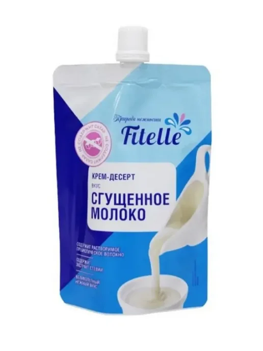 Fitelle Сгущенное молоко крем-десерт, 100 мл