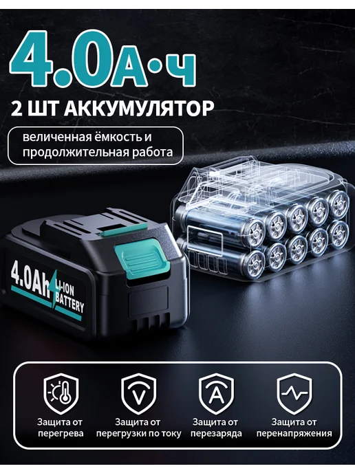 Waytoolgo Фен строительный аккумуляторный, вариант, фото 8
