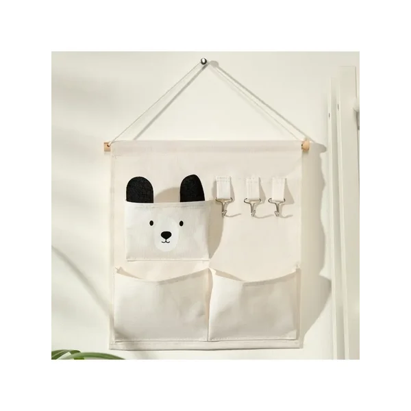 Органайзер с карманами подвесной, 3 отделения, 30×34 см