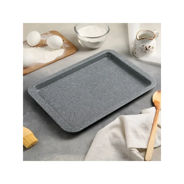 Противень «Элин Мрамор. Прямоугольник», 33×23×2 см
