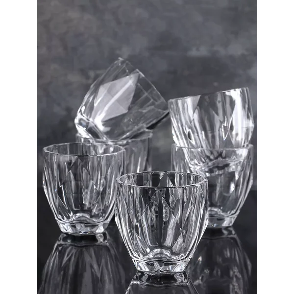 Стаканы набор 6 штук 250 мл "Доменик" стеклянные