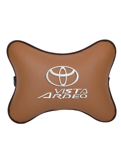 VITAL TECHNOLOGIES Подушка на подголовник TOYOTA Vista Ardeo (аксессуар), оранжевый