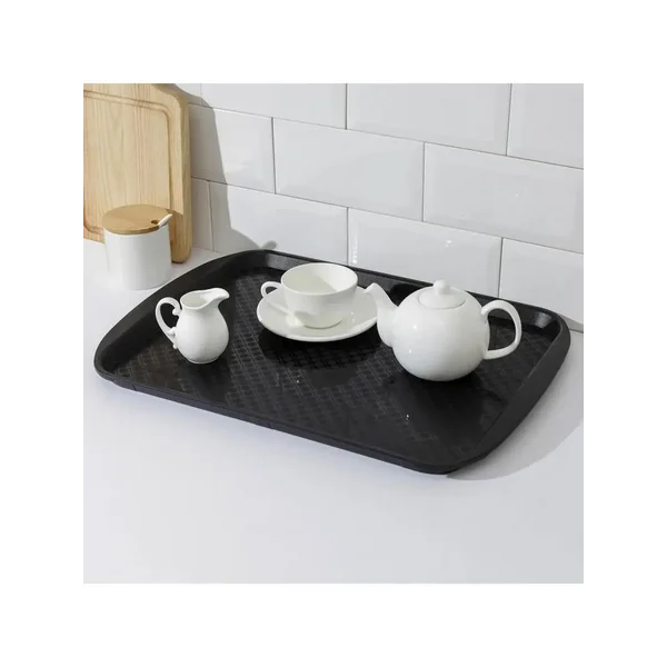 Поднос, 49*35 см, цвет чёрный