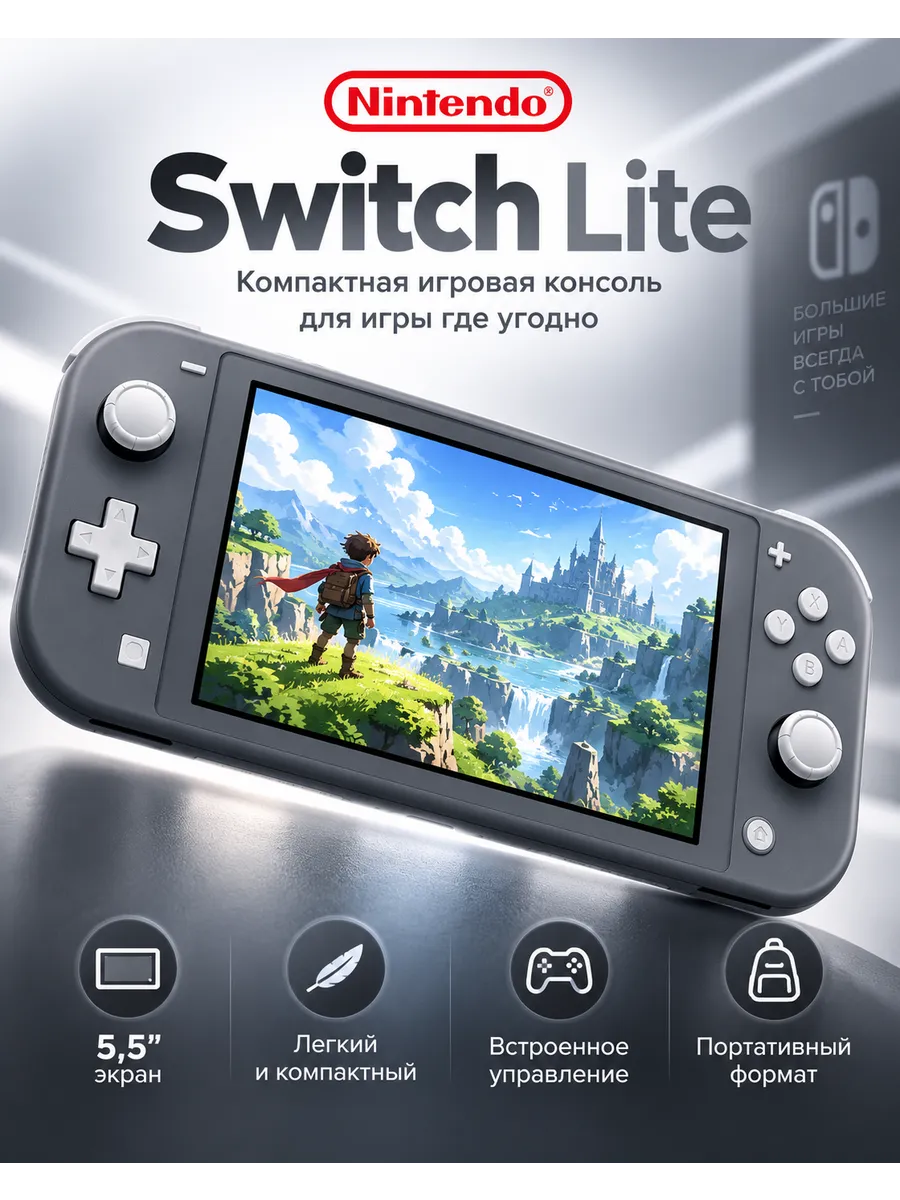 Nintendo Игровая консоль Switch Lite HK (Оригинал!!!)