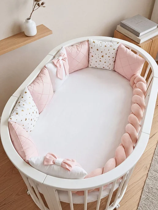 BABYTEX5 Бортики в кроватку для новорожденных, вариант, фото 2