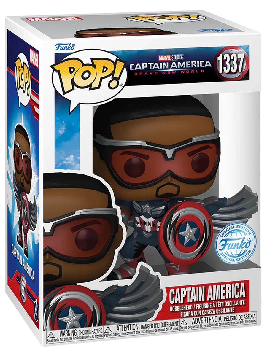 Фигурка Funko POP! Bobble Marvel Captain America Фигурка Funko POP! Bobble Marvel Captain America