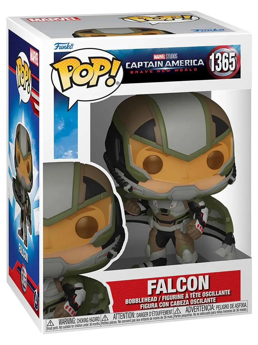 Фигурка Funko POP! Bobble Marvel Captain America BNW Falcon Фигурка Funko POP! Bobble Marvel Captain America BNW Falcon