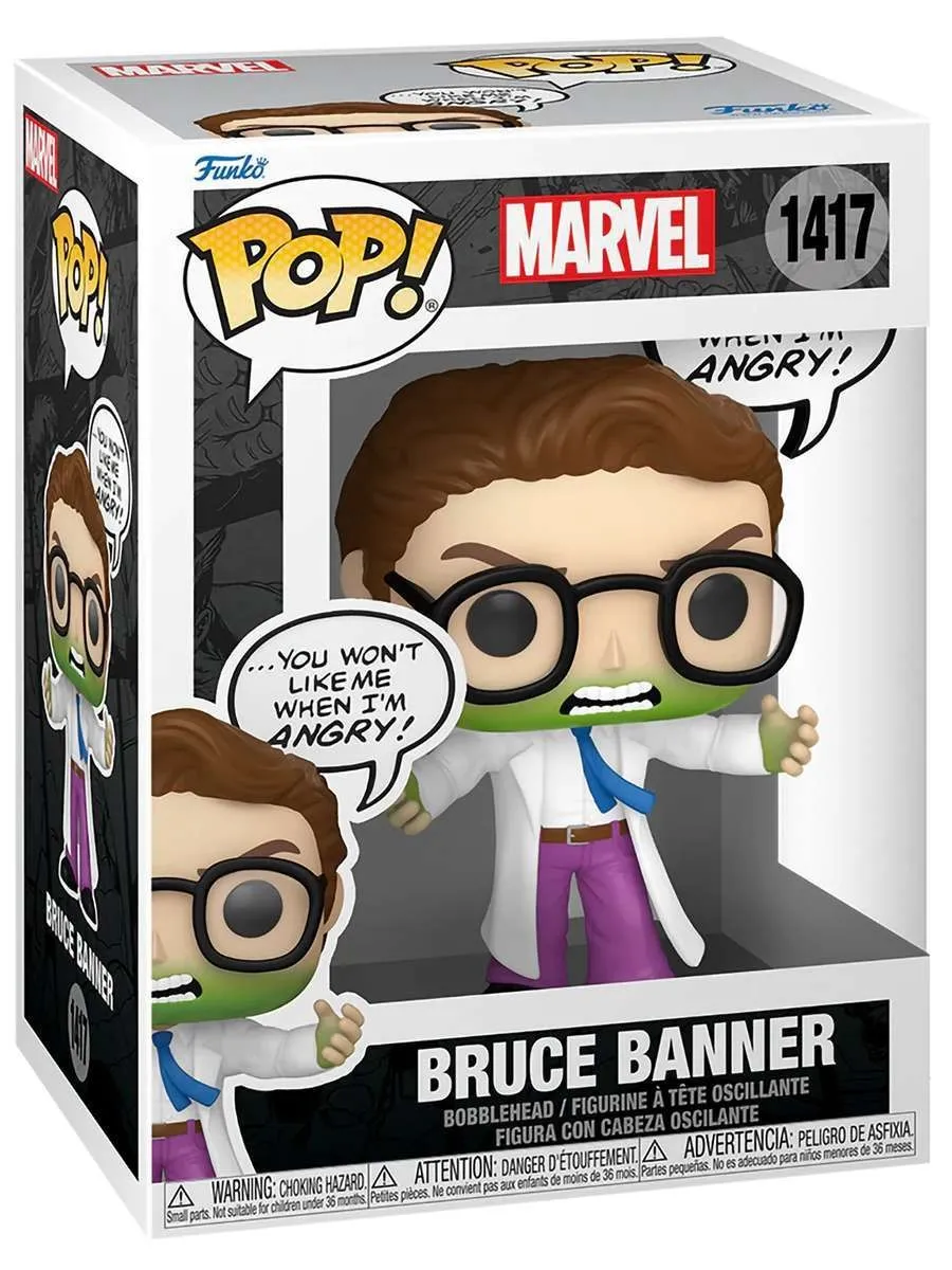 Фигурка Funko POP! Bobble Marvel Comics Bruce Banner