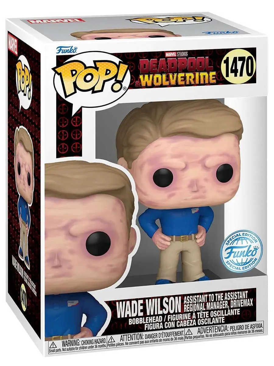 Фигурка Funko POP! Bobble Marvel Deadpool 3 Wade Wilson Exc