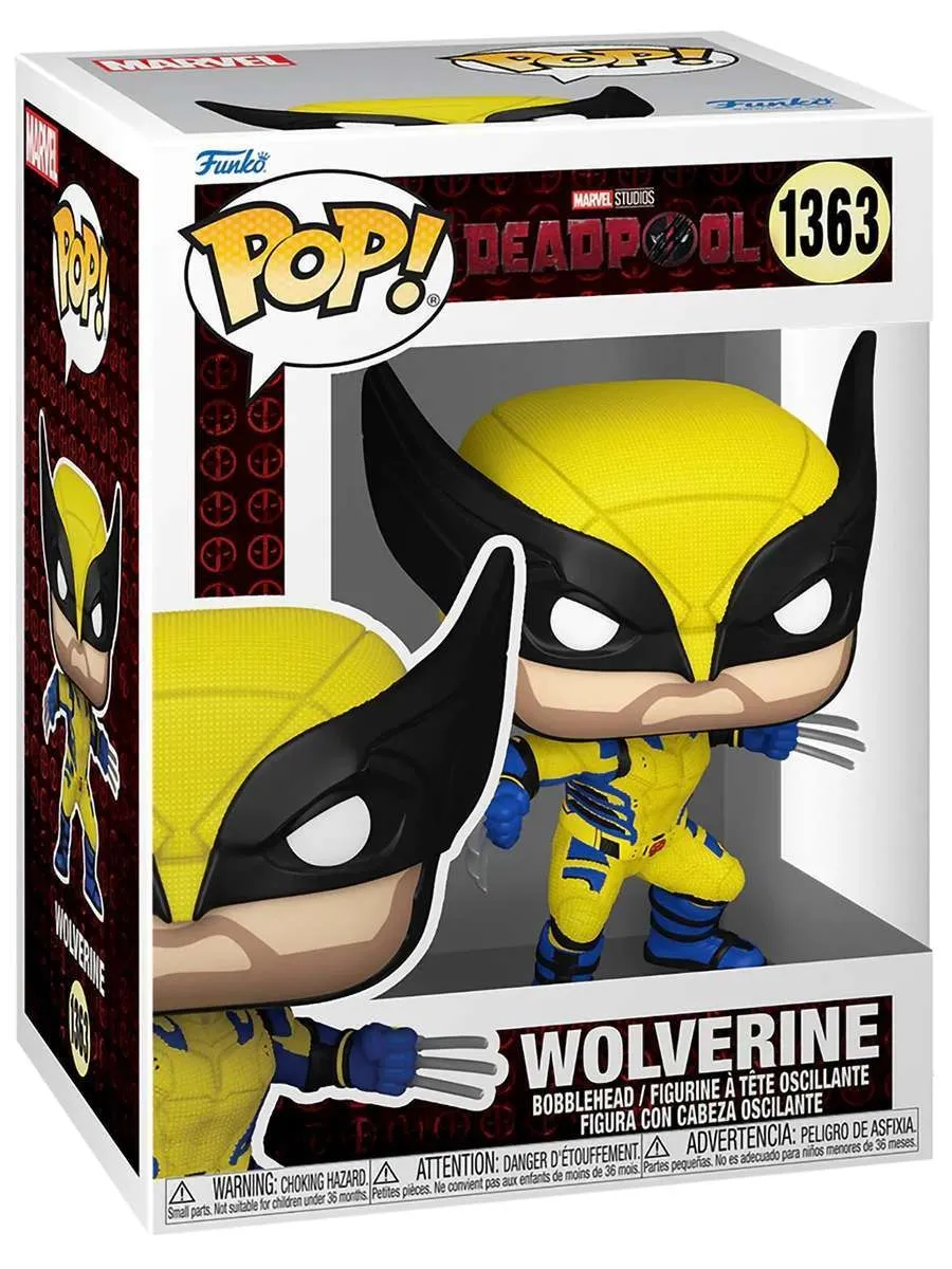 Фигурка Funko POP! Bobble Marvel Deadpool 3 Wolverine (1363)