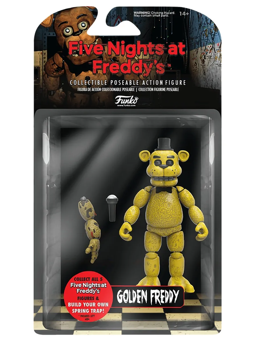Фигурка Funko Action Figure FNAF Gold Freddy 8850