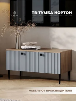 Тумба под телевизор "Нортон" на 90 см ЭЛИКА МЕБЕЛЬ 332658962 купить за 6 075 ₽ в интернет-магазине Wildberries