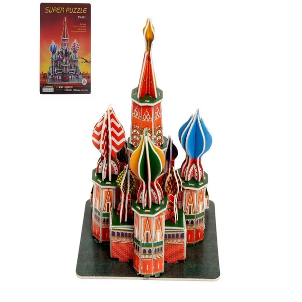 Конструктор 3D "Храм Василия Блаженного"/Храм Блаженного