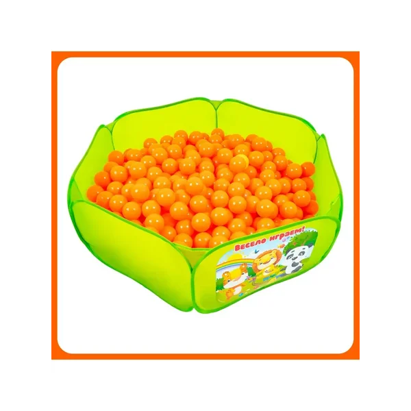 Шарики для сухого бассейна с рисунком/Соломон/набор 150 штук