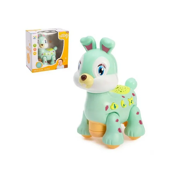 Игрушка музыкальная "Зайчик", двигается, световые и звуковые