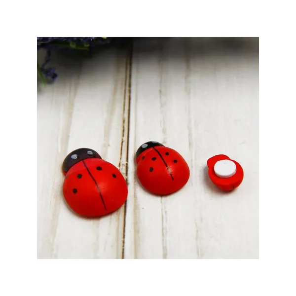 Наклейки "Божьи коровки", красные, набор 160 шт.