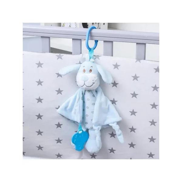 Погремушка-комфортер "Собачка" с прорезывателем