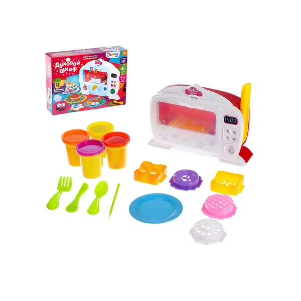 Набор для лепки духовой шкаф, световые и звуковые эффекты