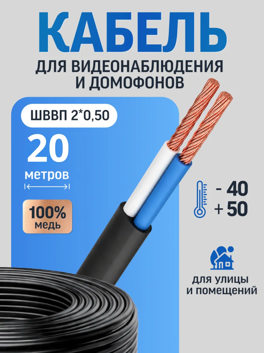 Кабель Провод шнур электрический ШВВП