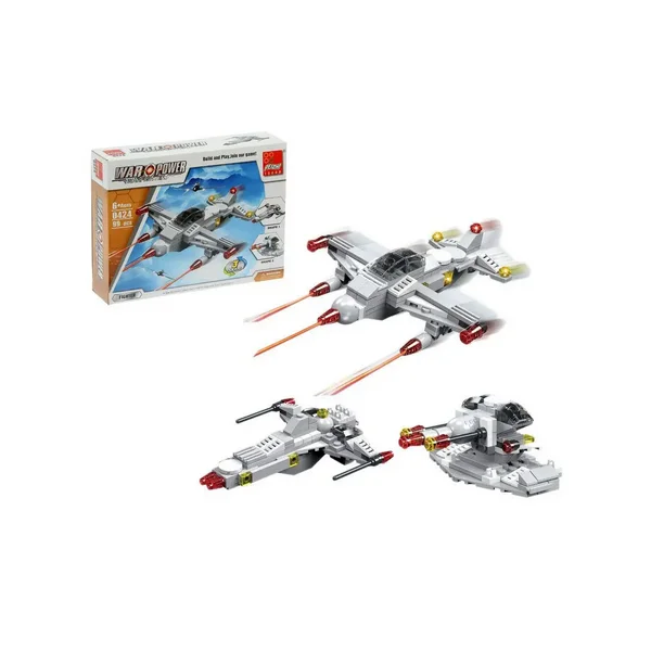 Конструктор/"Истребитель"/99 деталей/3 варианта сборки/Разви