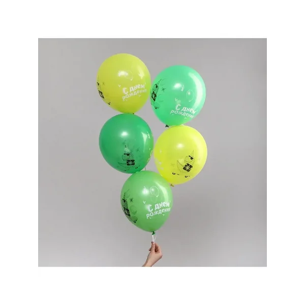 Воздушные шары 30 см динозавр 24 шт