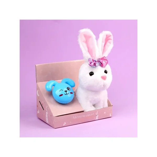 Мягкая игрушка зайчик с ночником