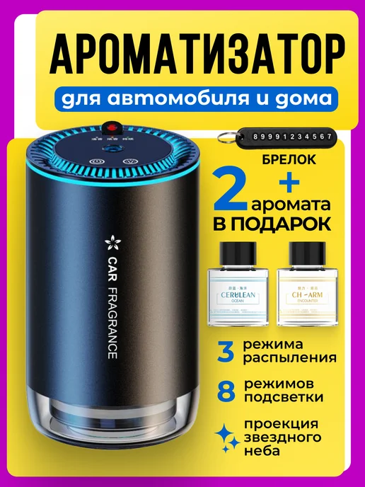 DANIK Автомобильный ароматизатор в машину автоматический, вариант