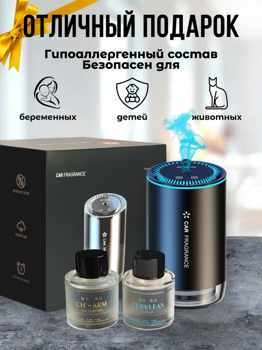 DANIK Автомобильный ароматизатор в машину автоматический, вариант, фото 5