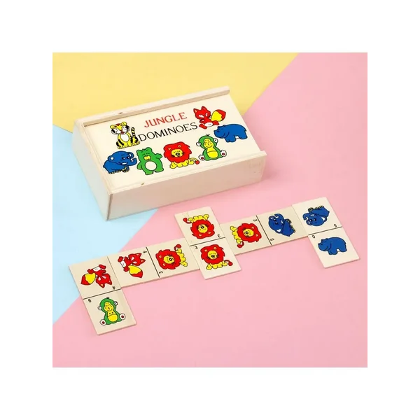 Домино "Дикие животные" 28 плашек