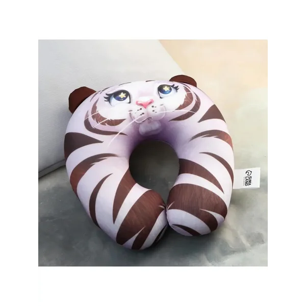 Подголовник антистресс, Полосатый тигр, Игрушка