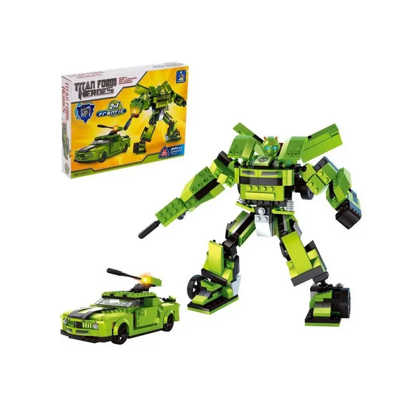 Конструктор Трансформер Автобот, 2 в 1, 344 детали